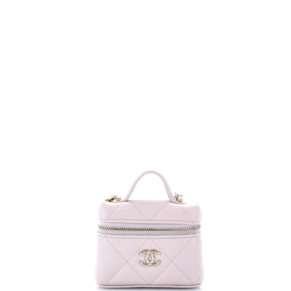 Chanel Micro Top Handle Vanity Case Bag Charm